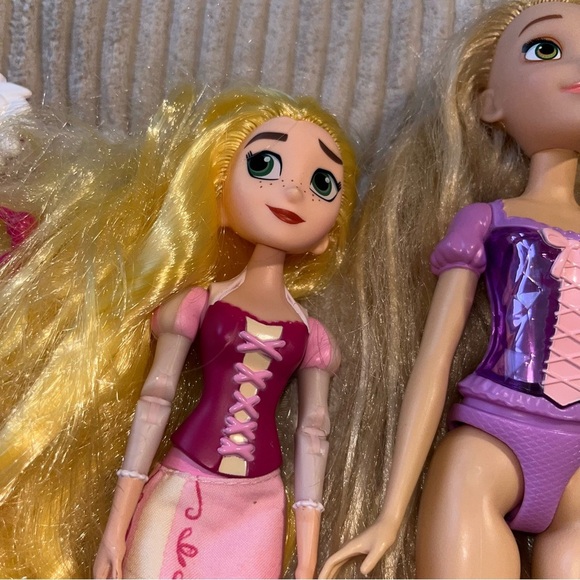 Disney tangled rapunzel Flynn rider dolls lot - Picture 7 of 9